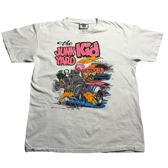 Lee Other - Vintage 1990 Rat Fink Junk Yard Tee Big Daddy Roth Shirt